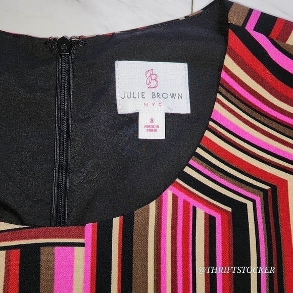 Julie Brown retro print dress - Picture 7 of 8